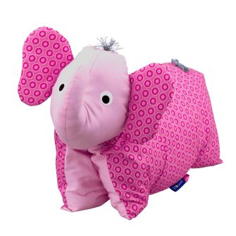 Flosinn Tierkissen Elefant Pink Rosa Kuscheltier