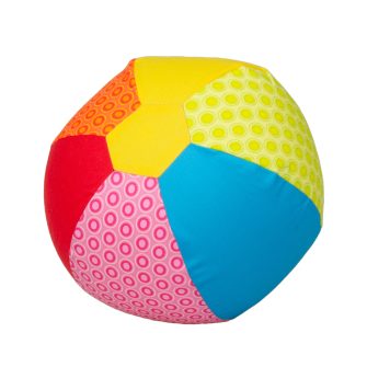 Flosinn Babyball Luftballonhülle Spielball Regenbogen Muster mit Luftballon